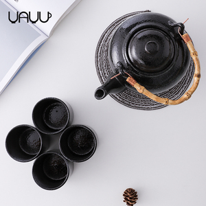 FENN Wholesale Restaurant Used Vintage Black Japanese Porcelain Custom <strong>Tea</strong> <strong>Set</strong> <strong>Tea</strong> <strong>Pot</strong> <strong>Sets</strong> with <strong>Tea</strong> Cup for Hotel - Product Image 3