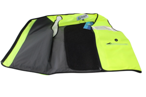 Gilet de refroidissement par eau réfléchissant haute visibilité réglable avec système de gilet de refroidissement circulatoire de refroidissement - Product Image 4