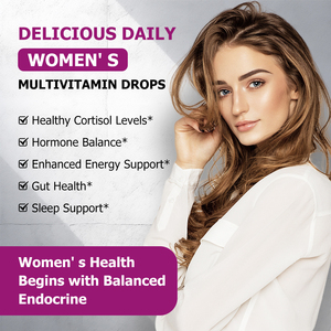 Private Label Womens Endocrine Liquid Drops with Riboflavin Health Begins with Balanced Endocrine Strawberry Flavory - Product Image 6