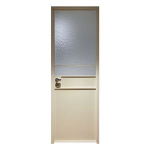 Puerta Batiente Interior de Aluminio Ultrafina Moderna Personalizada al por Mayor, Multicolor, para Decoración de Hogares y Oficinas de Lujo - Product Image 2