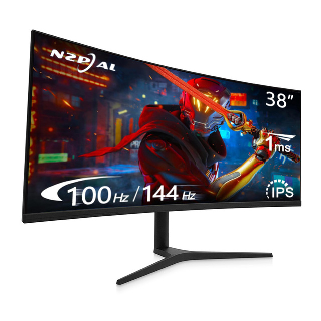 Wholesale Price 4K Display Screen Pc Computer 4K 144Hz 37.5 Inch Custom Lcd 3840*1600 IPS Ultrawide LED Monitor
