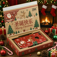Boîte Express Personnalisée Haut de Gamme à Fermeture Auto-adhésive, Boîte Express de Noël avec Fermeture Éclair Gratuite et Film Adhésif Facilement Déchirable