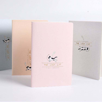 Carnet vierge personnalisé pas cher, couverture souple, blanc, pour l'école, les exercices, avec impression de logo en ligne pour les devoirs scolaires
