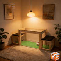 ZDYS Machine de jeu de football de table en métal pour deux joueurs avec support en anglais pour centres commerciaux et prise UE