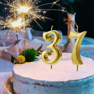Velas <span class=keywords><strong>de</strong></span> <span class=keywords><strong>Cumpleaños</strong></span> con Número Dorado, Velas Perfumadas Ecológicas sin Humo, Decoraciones <span class=keywords><strong>para</strong></span> Fiestas <span class=keywords><strong>de</strong></span> <span class=keywords><strong>Cumpleaños</strong></span>, Adorno <span class=keywords><strong>para</strong></span> Pastel, Regalos <span class=keywords><strong>para</strong></span> Hombres y Mujeres - Product Image 6
