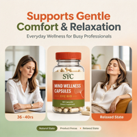 Capsules de Ginkgo Biloba pour la mémoire, la concentration et le soutien immunitaire, 60 capsules végétaliennes, complément alimentaire pour la santé du cerveau pour adultes, service OEM ODM, étiquette privée