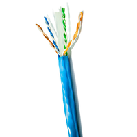 Kabel LAN OWIRE Cat 6 U/UTP 250MHz Bandwidth Kabel Ethernet untuk Rumah Sakit Klinik Kabel Dalam Ruangan Tembaga Bebas Oksigen PVC/LSZH