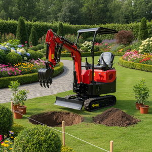 Nuovo <span class=keywords><strong>Mini</strong></span> Escavatore HT10E da 1 Tonnellata, Alta Qualità, Comando a Doppia Leva, Piccolo Escavatore a Basso Prezzo - Product Image 1