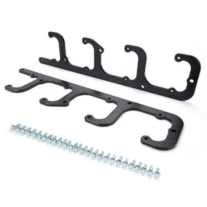 Lsx Exchange Truck Rocker Arm <b>Bracket</b> D581 D514A D510C Aluminum Alloy Black And <b>Silver</b> For Replace Repair - Product Image 1