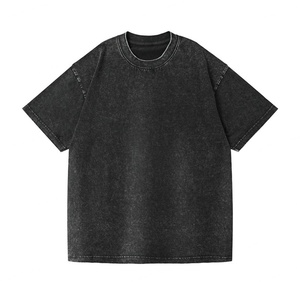 Camiseta Oversize Vintage Personalizada para Hombre, de 230 g/m², con Lavado Ácido y Efecto Desgastado, Ajuste Holgado, Estilo Casual, Lisa - Product Image 6