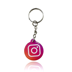 13.56MHz NFC Epoxy Keychain Instagram tiktok thông minh NFC Keychain Tag cho phương tiện truyền thông xã hội - Product Image 3