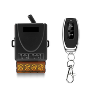 Interrupteur intelligent 433 MHz, télécommande sans fil, ventilateur, plafonnier, module relais 110 V 220 V 30 A, émetteur marche/arrêt, porte-clés, LED domestique