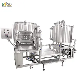 MICET 200L 2HL 2BBL Mini equipamento de fabricação de cerveja artesanal em pequena escala, aquecimento elétrico, pequena potência, mini fábrica de cervejaria para venda