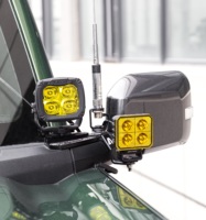 Support de projecteur de pilier A en aluminium 4X4 Offroad Car Accessories Light Holder pour Ford Bronco