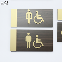 Signalisation tactile 3D ADA pour l'orientation des visiteurs dans les centres commerciaux modernes, les bureaux et les salles de bain, accessible aux fauteuils roulants, pour hôtels et appartements