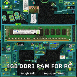 4GB DDR3 <span class=keywords><strong>RAM</strong></span> 698650-154 PC3L-12800U 1rx8 sử dụng cho máy tính hệ thống máy chủ - Product Image 2