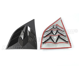Embellecedor de ventana trasera triangular tipo aleta de tiburón para Dodge Challenger 2010, cubierta embellecedora para ventana de ventilación lateral trasera, accesorios para coche - Product Image 6
