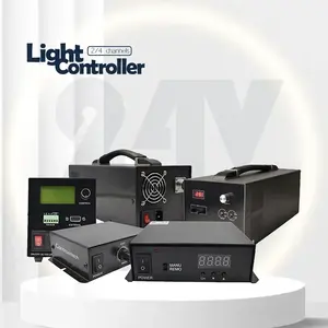 Contrôleur programmable de gradateur de lumière de l'approvisionnement 12V 24V LED d'usine pour des lumières de vision industrielle