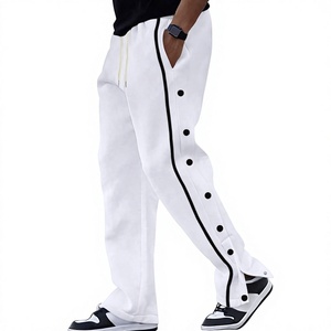Pantalon de jogging polaire taille haute pour homme – Décontracté, respirant, écologique, séchage rapide, avec cordon de serrage – Idéal pour l'été et l'entraînement sportif - Product Image 4