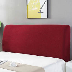 Vendita calda Custom misura elastico copricapo Jacquard protezione antipolvere fodera per uso domestico elasticizzato testiera - Product Image 4