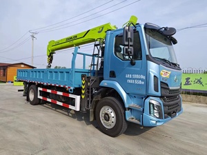 Camión de carga automática 8x4 <span class=keywords><strong>con</strong></span> grúa de pluma telescópica de 6 toneladas, 7 toneladas, 8 toneladas, capacidad de carga de 7 toneladas, grúas de camión móviles - Product Image 3