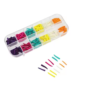 240 denti pz/scatola riparano cunei dentali in legno colorato - Product Image 1