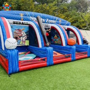 New-Design 3 in 1 <b>Sports</b> Challenge Interactive Inflatable Game with PVC Material 6.1x4x4.3m Size for Indoor/Outdoor Rental - Product Image 5
