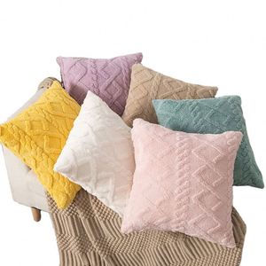 Funda de cojín casual tejida para cintura, hogar, oficina, sofá, sin relleno, al por mayor, artículos promocionales para fiestas - Product Image 1