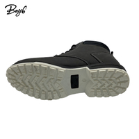 Chaussures stylées Anti-huile pour homme, bottes en cuir, Design personnalisé, pour l'hiver