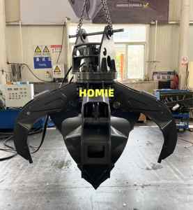 Homie ตะแกรงเหล็กหมุนได้360เครื่องขูดเศษเหล็กแบบหมุนหัวจับเปลือกส้มไฮดรอลิกสำหรับรถขุด5-35ton - Product Image 4