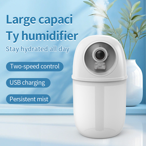 Bonito Mini humidificador de aire ultrasónico, difusor de llama de luz LED, difusor de Aroma de aceite esencial de simulación de coche para el hogar, Hotel, USB - Product Image 3