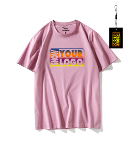 Impresión personalizada MOQ 20 piezas Mixto M023 95% Algodón 5% Spandex 180gsm Regular Fit Tallas grandes Camisetas de <span class=keywords><strong>mujer</strong></span> con etiquetas y etiquetas gratis - Product Image 1
