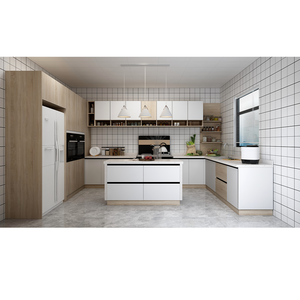 Juego de armario de <span class=keywords><strong>cocina</strong></span> a <span class=keywords><strong>precio</strong></span> de fábrica estilo minimalista muebles para el hogar armario de <span class=keywords><strong>cocina</strong></span> modular - Product Image 6