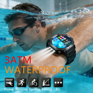 <span class=keywords><strong>Smartwatch</strong></span> SENBONO KC91 con GPS, Bussola, <span class=keywords><strong>Monitoraggio</strong></span> della Frequenza Cardiaca, Fitness Tracker e Impermeabilità 3ATM - Orologio Intelligente per Uomo - Product Image 4