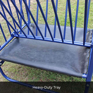 JH-Mech Farm & Yard grande altezza regolabile rastrelliera di fieno per grandi animali multifunzionale in metallo per grano di fieno - Product Image 3