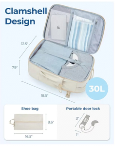Sac à dos de voyage d'affaires approuvé par les compagnies aériennes de <span class=keywords><strong>17</strong></span> <span class=keywords><strong>pouces</strong></span>, sac à dos de week-end, sac à dos de sport, sac à dos imperméable pour ordinateur <span class=keywords><strong>portable</strong></span> - Product Image 6