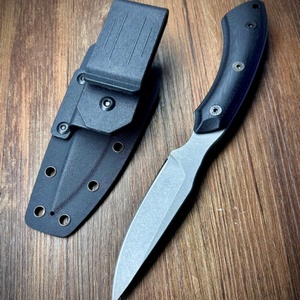 มีดต่อสู้ทางยุทธวิธี SS206 ใบมีดสแตนเลสคุณภาพสูง G10 ด้ามจับแบบตรง ปรับแต่งได้ตามต้องการ DIY OEM ความหนา 4.0 มม. 1 - Product Image 5