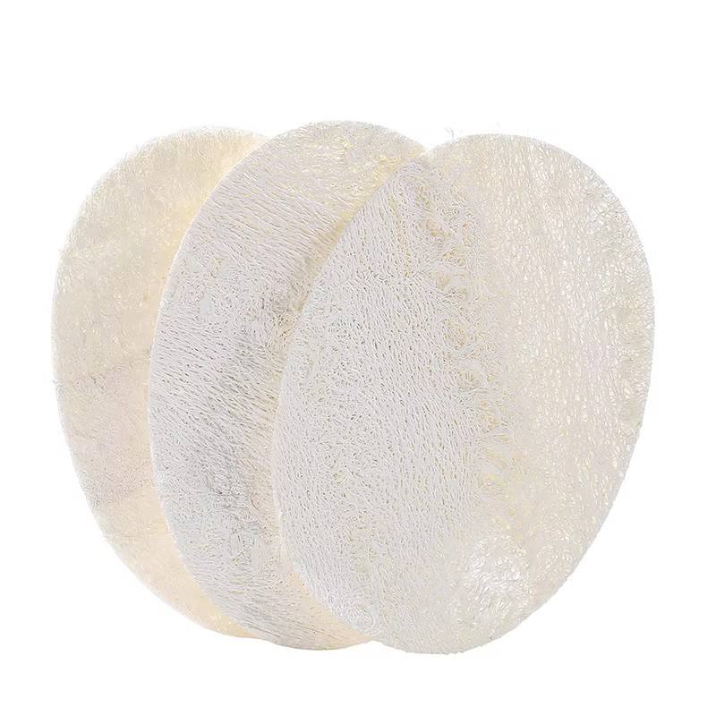 แผ่นใยบวบสีขาว 9*12ซม