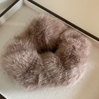 Bandeau en peluche en forme d'intestin grêle, nouvelle collection automne/hiver 2025, haut de gamme, simple, polyvalent, accessoire capillaire duveteux, haute élasticité