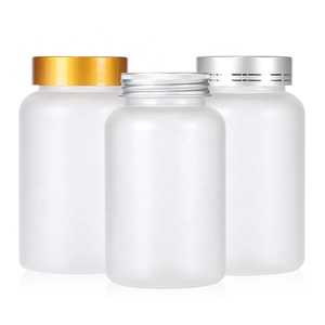 200ml Bouteilles en plastique PET givrées Capsules vides Pilule Tablette Bouteilles de médicaments Emballage alimentaire Complément alimentaire - Product Image 1
