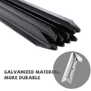 Pali a Y <span class=keywords><strong>per</strong></span> <span class=keywords><strong>Recinzione</strong></span> Agricola in Metallo Verniciato Verde SRX, Picchetti a Stella in Acciaio Zincato a Caldo, <span class=keywords><strong>Recinzione</strong></span> in Acciaio con Superficie Rivestita, <span class=keywords><strong>Legno</strong></span> Trattato Naturalmente - Product Image 2