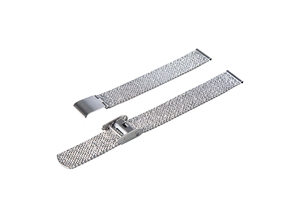 Bracelet de montre milanais de 12mm en acier inoxydable 316 en gros bracelet en métal gaufré personnalisé pour Samsung Huawei Xiaomi Smartwatches - Product Image 4