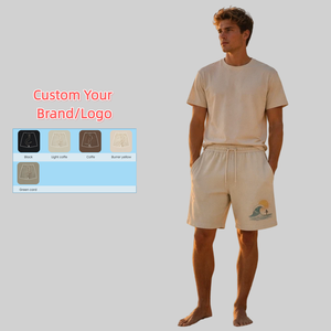 Pantaloncini in Jersey 410GSM in Cotone Personalizzati da Uomo, Casual Estivi, Larghi, Pesanti, di Alta Qualità, Premium, all'Ingrosso - Product Image 1