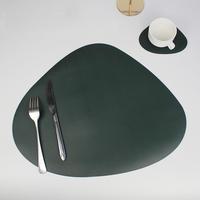 Vente en gros de sets de table rectangulaires classiques en PVC et cuir personnalisés, livraison rapide, élégants, luxueux, écologiques, imperméables et lavables