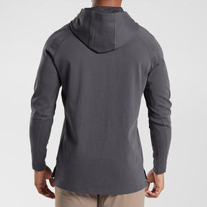 Oem Gym Hoody Ropa de hombre de alta calidad Algodón Spandex Pullover con capucha Sublimación personalizada Tight Sports Mens Hoodie Fabricante - Product Image 3