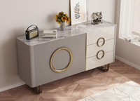 Buffet de rangement moderne en bois massif pour la maison Caisson Meuble Rangement Meubles pour le salon et la salle à manger