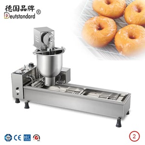 Friteuse professionnelle à beignets à une seule rangée, 500 pièces/heure, ensemble de 3 moules, fonctionnement facile, commande mécanique - Product Image 2