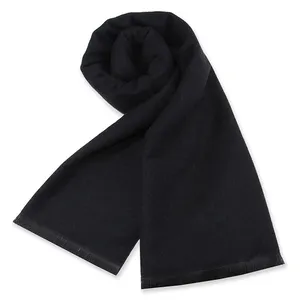 Designer Scarf Wool Pashmina Shawl Men Custom Scarf Winter Solid Color Men Scarf