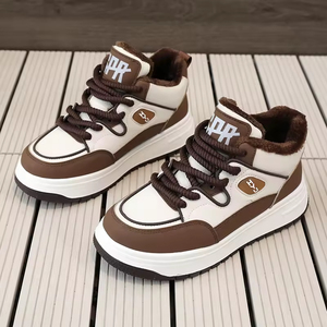 Chaussures de course montantes imperméables en Lycra à lacets pour étudiants, collection Hiver 2026 – Idéales pour le sport décontracté - Product Image 1