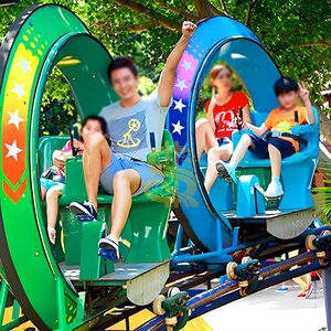 Montagna Russa Aerea per Bambini da Esterno: Bicicletta Aerea Skyride per Parco Giochi - Product Image 2